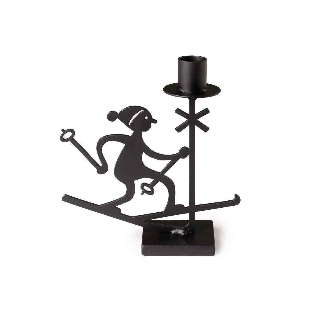 Ski – candle holder