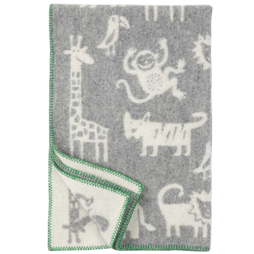 Jungle kids wool blanket