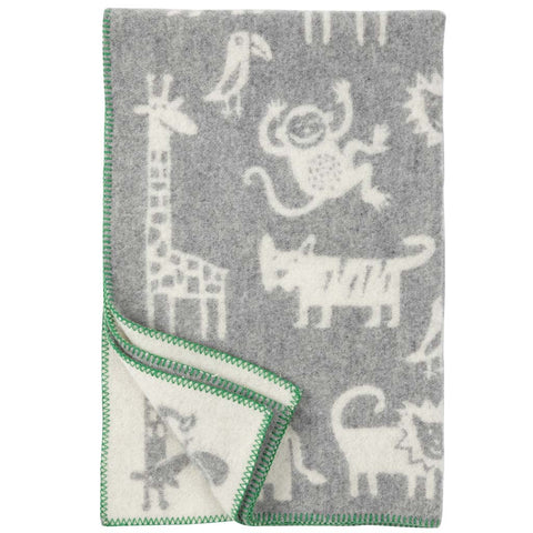 Jungle kids wool blanket