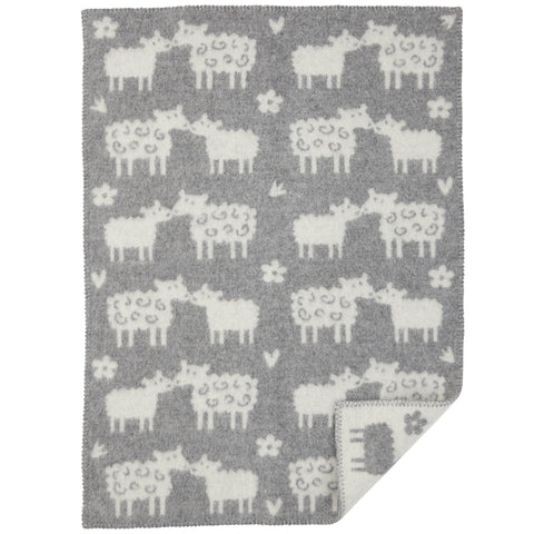 Bää baby wool blanket – Grey