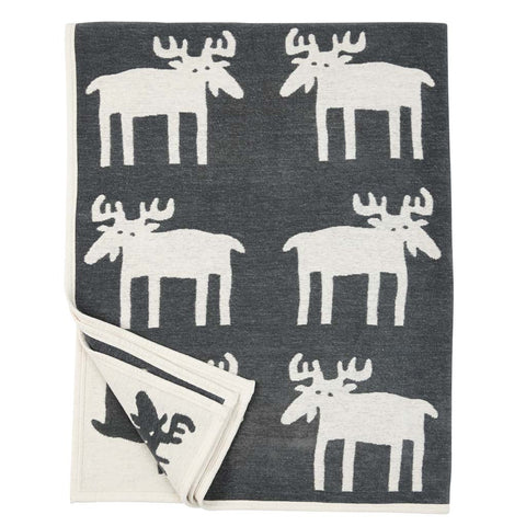 Moose – cotton blanket