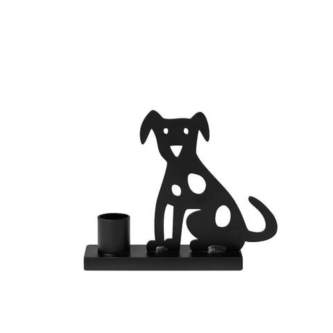 Sitting Dog – candle holder